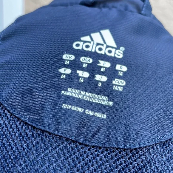 Vintage navy blue/white Adidas sports jacket - Picture 11 of 13